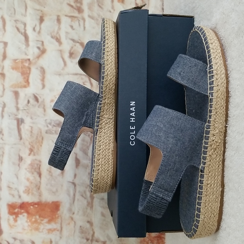 New Cole Haan Cloudfeel Espdrille Sandal - Picture 3 of 8